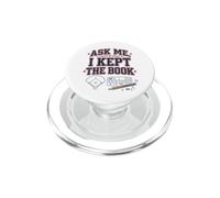 Demandez-Moi Que J'Ai gardé Le Livre Baseball Funny Baseball Team PopSockets PopGrip pour MagSafe