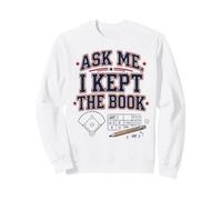 Demandez-Moi Que J'Ai gardé Le Livre Baseball Funny Baseball Team Sweatshirt