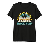 Demandez-Moi si Je Peux Faire Un Back Flip Parkour Freerunning Parkour T-Shirt Haut de Gamme