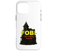 Demandez-Moi sur FOBI Peur d'être Inclus Introverti Coque pour iPhone 16 Pro Max
