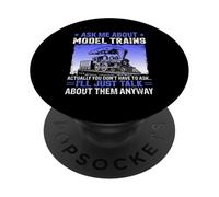 Demandez-Moi sur Les Trains Miniatures en Fait, Vous n'avez Pas à Demander Que Je PopSockets PopGrip Adhésif