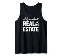 Demandez-Moi sur l'immobilier - Funny Realtor Débardeur