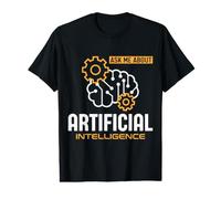 Demandez-Moi sur l'intelligence Artificielle T-Shirt Graphique avec Valeur