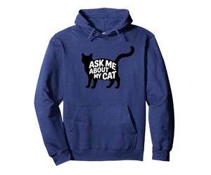Demandez-Moi sur Mon Chat Sweat à Capuche