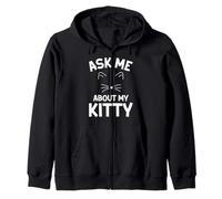 Demandez-Moi sur Mon Chaton Sweat à Capuche