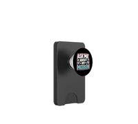 Demandez-Moi sur Mon démarreur de Conversation Amusant Merkin PopSockets PopWallet pour MagSafe