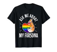 Demandez-Moi sur Mon Fursona T-Shirt
