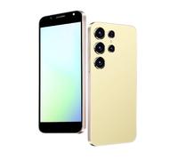 DEMANN GMBH Téléphone déverrouillé, écran de 6.3 Pouces, 2GB RAM + 16GB ROM/TF 128GB, 2MP + 8MP Double Appareil Photo, Support 4G LTE FDD TDD, Double Carte SIM, idéal pour Les débutants. (91gold)