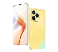 DEMANN GMBH Téléphone déverrouillé, écran de 6,3 Pouces, 2GB RAM + 16GB ROM/TF 128GB, 2MP + 8MP Double caméra, Support 4G LTE FDD TDD, Double Carte SIM, idéal pour Les débutants. (Gold)