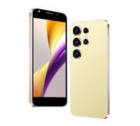 DEMANN GMBH Téléphone déverrouillé, écran de 6,3 Pouces, 2GB RAM + 16GB ROM/TF 128GB, 2MP + 8MP Double caméra, Support 4G LTE FDD TDD, Double Carte SIM, idéal pour Les débutants. (Yellow)