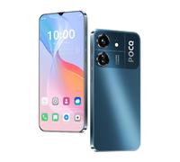 DEMANN GMBH Téléphone déverrouillé, écran de 6,3 Pouces, 2GB RAM + 16GB ROM/TF 128GB, 2MP + 8MP Double caméra, Support 4G LTE FDD TDD, Double Carte SIM, idéal pour Les débutants. (Blue)