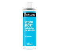 Démaquillage rapide et hydratant pour peau sensible avec NEUTROGENA Hydra Boost Eau micellaire Acide Hyaluronique 400mL - Lot de 3
