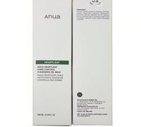 ANUA Huile nettoyante pour les pores Heartleaf MILD, nettoyant pour le visage pour peaux sensibles, nettoyant à l'huile pour le visage, démaquillant pour points noirs, 6,76 fl oz (200 ml)