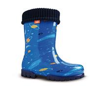 DEMAR Bottes en caoutchouc doublées Twister Lux pour enfant, Plume de paon., 30/31 EU