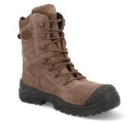 DEMAR Chaussures de randonnée Trooper en cuir - Bottes de chasse - Bottes thermiques, marron, 43 EU