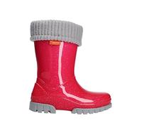 demar. Kinder Gummistiefel gefüttert TWISTER LUX (28/29, Pony) (Rose avec paillettes, numeric_30)