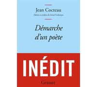 Démarche d'un poète Collection Bleue - inédit - Jean Cocteau - Grasset - broché - Essai