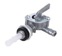 Démarrage Commutateur Convient pour générateur d'essence, réservoir d'huile moteur, réservoir de gaz, interrupteur de robinet d'essence, pompe à Valve d'arrêt Bouton De Démarrage(Silver)