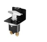 Démarrage Commutateur Coupe-Circuit de batterie robuste 24v, interrupteur de masse, coupe-Circuit, isolateur, adapté pour camping-car et camion Ignition Starter pour Voiture(A With keyhole)