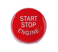 Démarrage Commutateur Couvercle de bouton de commutation d'allumage + outils, adapté pour BMW F20 F21 F22 F23 F10 F11 F12 F13 F01 Ignition Starter pour Voiture(Red)