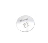 Démarrage Commutateur Ignition Starter pour Voitu Interrupteur d'allumage de moteur à bouton-poussoir sans clé pour Mercedes-Benz W164 W205 W204 W212 W166 W221 2215450714(Silver)