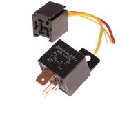 Démarrage Commutateur Phare de phare de moto, climatiseur, relais automobile étanche, DC12V DC24V, 80A, 4/5 broches Ignition Starter pour Voiture(12V 4PIN Set)