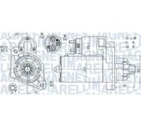 MAGNETI MARELLI 063721378010 Démarreur pour VW