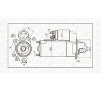 MAGNETI MARELLI 063721396010 Démarreur