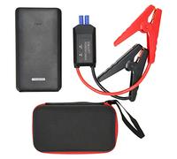 Démarreur 600 A 8 000 mAh Bloc d'alimentation Portable pour Moteurs jusqu'à 5,0 L d'essence et 2,5 L Batterie avec lumière LED Ports USB et USB C pour Voitures, Motos, VTT, UTV et