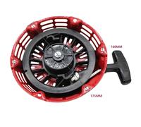 Démarreur à Rappel for Moteur de Tondeuse GX160 GX200 5,5 CV 6,5 CV, pièce de Moteur, générateur Manuel, Ensemble de démarrage à Traction(Black)