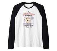 Démarreur au levain Meilleure Vie Sociale Que Moi Introverti Manche Raglan