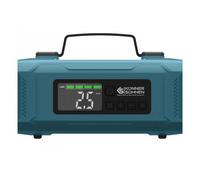K&S Könner&Söhnen KS JSP-2000 Car Compressor with Starter 4 in 1/14800 mAh, Portable Electronic Air Pump 140 psi, Car Tyre Pump 22 L/Min, Digital Display, Emergency LED Torch