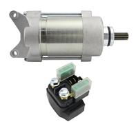 Démarreur avec Relais pour Moto pour FJR1300 / FJR1300A FJR1300AS 2003-2007, 5JW-81890-00 1MC-81890-00 1MC-81890-01 18765