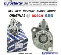 DÉMARREUR BOSCH SEG NOUVEAU ORIGINAL 0001138039 POUR BMW, MINI