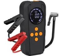 Démarreur de Batterie Auto avec Compresseur d'Air et Lampe LED 6000mAh 14.8V Avizar Noir