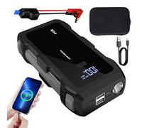 Démarreur de Batterie Portable,8000A 12V Charge Rapide USB,Chargeur Booster de Batterie Automobile | pour Voitures Camions Moto Bateaux Camping-Cars Motoneiges Tracteurs