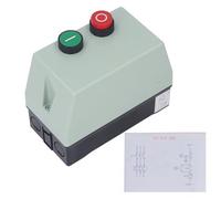 Démarreur de Moteur Magnétique, Boîtier de Commutation Ignifuge étanche monophasé 220 V 230 V 3 Phases 380 V 400 V Bouton de Réinitialisation Manuelle, Protection contre les