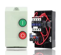 Démarreur De Moteur Magnétique, Le1d12m7 Démarreur De Courant Triphasé Pour Compresseur Étanche Boîtier De Commande Ignifugé Monophasé 220V 230V 3 Phases 380V 400V 9-13A