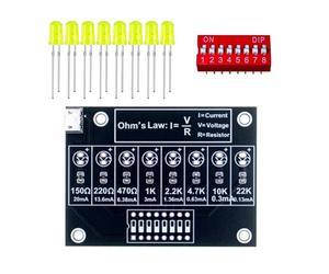 Démarreur de projets électroniques pratiques Apprentissage en toute sécurité Pratique de soudage en toute sécurité Identification des circuits et des résistances Pratique de soudage et formation