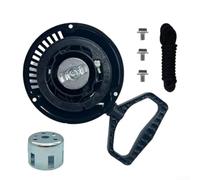 Démarreur de rechange pour souffleuse à neige 95112418 pour modèles RM2610, 247 299340 et 524SWE, comprend un plateau de tirage, une corde, une tasse et des vis de montage pour une installation facile