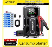 Démarreur de saut de voiture 12800mAh, batterie externe Portable, Booster de batterie de voiture 12V, dispositif de démarrage de