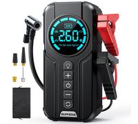 Démarreur de saut de voiture professionnel 4 en 1 avec compresseur d'air, pompe de gonflage 150PSI, chargeur Portable, batterie externe, Booster de démarrage de voiture 4000A