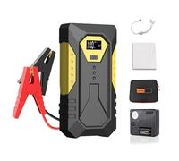 Démarreur de saut multifonctionnel avec compresseur d'air, booster de batterie de pointe 800 A, adapté aux moteurs à essence 12 V 6,0 L et 5,0 L, gonfleur de pneu portable avec