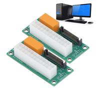 Démarreur de synchronisation à double alimentation, Interface SATA, adaptateur double PSU, connecteur double alimentation 24 broches pour mineur BTC