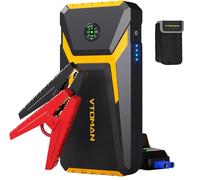 Démarreur de voiture, banque de puissance 2000A, booster d'urgence pour voitures, orange
