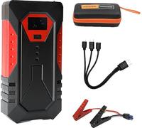 Démarreur de voiture, capacité de la batterie 18000 mAh, courant de pointe 1200 A, sortie USB 5V-2A, 18000mAh