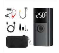 Démarreur de Voiture Démarreur Voiture Pompe Air Batterie Externe Multifonctionnelle QS003 Noire 12 000 mAh & Pince Intelligente & Sac EVA