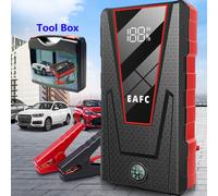 Démarreur de voiture EAFC 600A / 1200A / 2000A, batterie externe portable, booster de batterie de voiture 12V, dispositif de démarrage pour voitures essence et diesel 600A black
