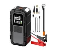 Démarreur de voiture multifonction 4000 A portable, avec câbles à | Saut de batterie ergonomique, démarreur pour l'extérieur, pour les longs voyages, route urbaine quotidienne