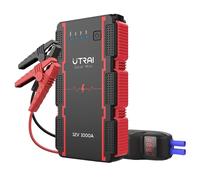 Démarreur de voiture portable, 2000A/1000A courant de pointe, 12000-18000mAh powerbank, 170mm * 87mm * 47mm